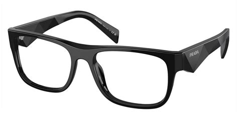 prada pr22zv|Prada PR 22ZV 16K1O1 Eyeglasses Men's Black Full .